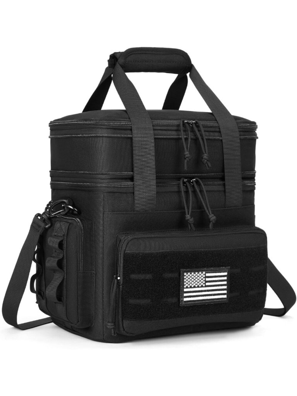 Tactical Lunch Bag & Box for Men - Large Insulated Soft Cooler Tote